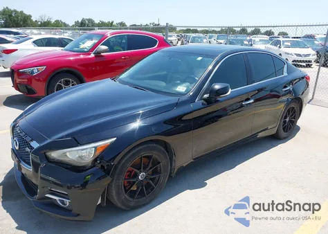 2015 Infiniti Q50 Premium z USA, uszkodzony, nr VIN JN1BV7AP9FM335745
